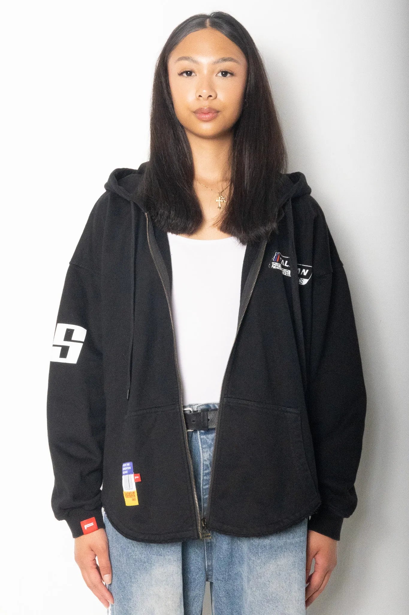 NEO CROPPED ZIP HOODIE - FALMARAN