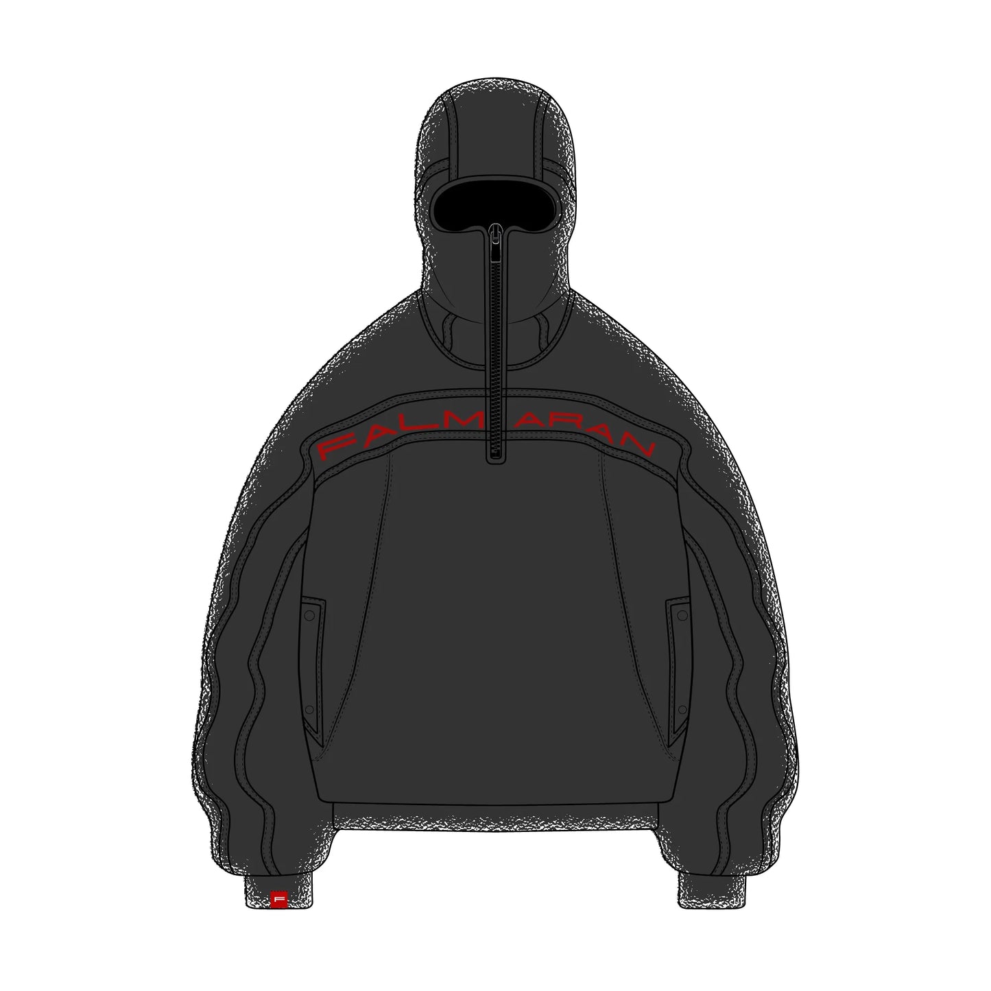 KOMODO - BLK/RED - FALMARAN