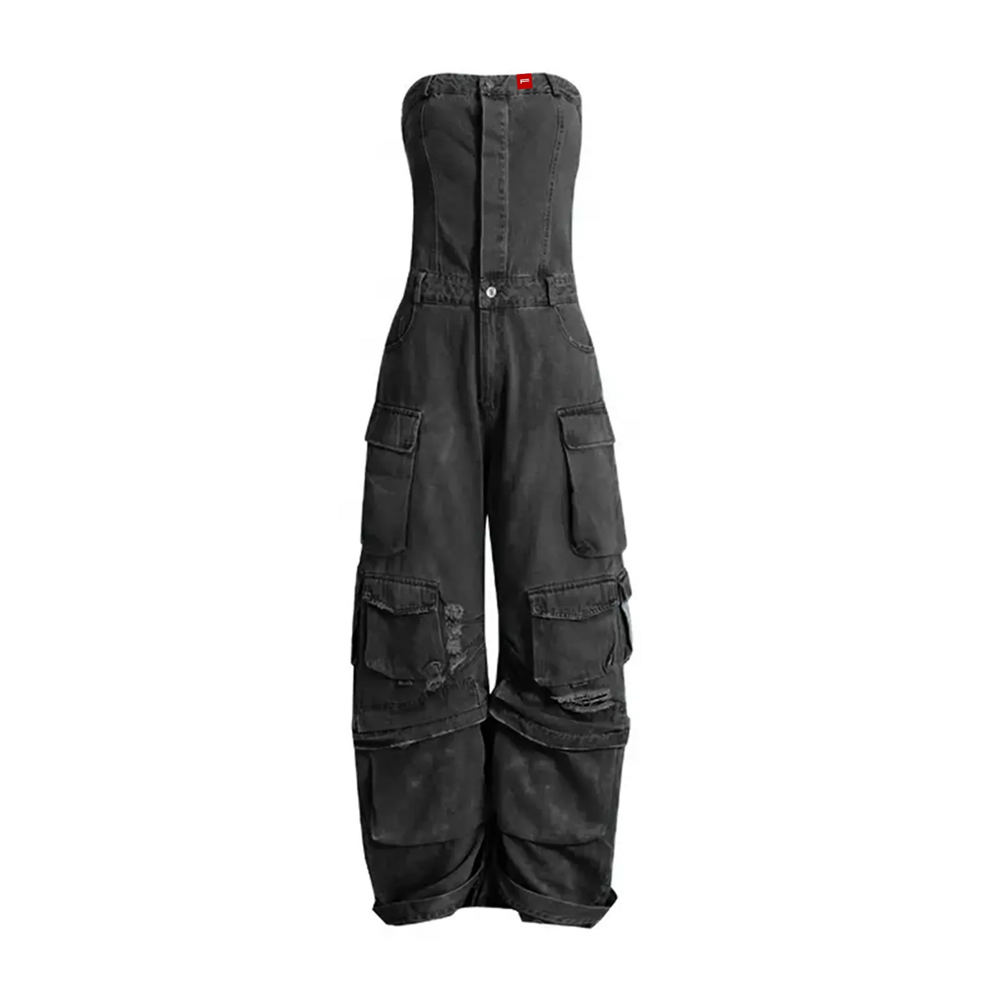 HERA DENIM JUMPSUIT - FALMARAN