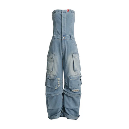 HERA DENIM JUMPSUIT