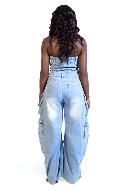 HERA DENIM JUMPSUIT